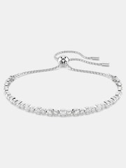 Swarovski Matrix Tennis Bracelet with Mixed Round Cuts Rhodium Plated - Bild 2 von 6