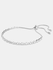 Swarovski Matrix Tennis Bracelet with Mixed Round Cuts Rhodium Plated - Bild 3 von 6