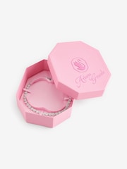 Swarovski White Tennis Necklace with Mixed Cuts Heart Rhodium Plated - Image 2 of 10