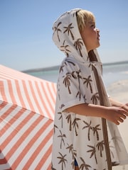 Neutral Palm - টাওয়েলিং জিপ থ্রু কভার-আপ (3মাস-7বছর) - 4এর মধ্যে 4 ছবি