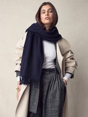 Navy Premium Made in Italy Midweight Scarf - Image 2 of 4