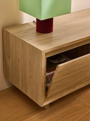 MADE.COM Oak Effect Kaci Wide Up to 50 Inch TV Unit - Image 5 of 7