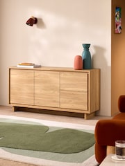 MADE.COM Oak Effect Kaci Large Sideboard - Image 1 of 6