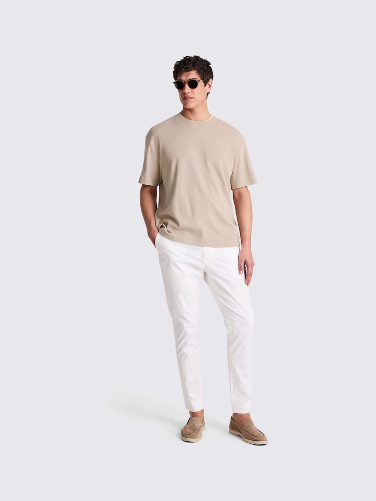 Heavyweight Crew Neck 100% Cotton T-Shirt - Image 2 of 4 Heavyweight Crew Neck 100% Cotton T-Shirt - Image 2 of 4