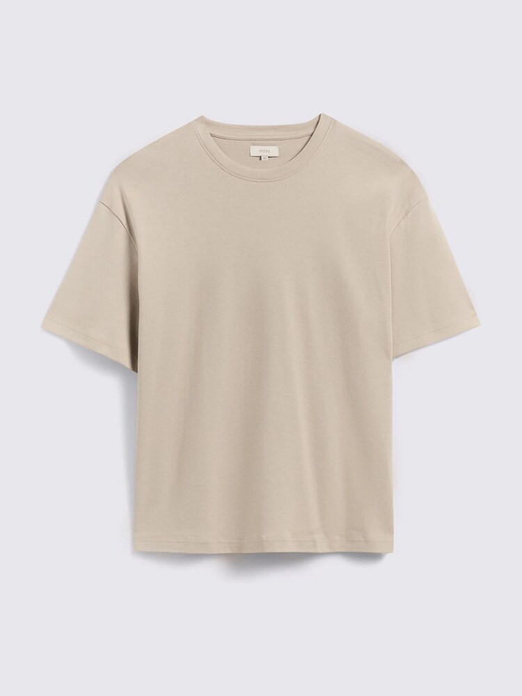 Heavyweight Crew Neck 100% Cotton T-Shirt - Image 4 of 4 Heavyweight Crew Neck 100% Cotton T-Shirt - Image 4 of 4