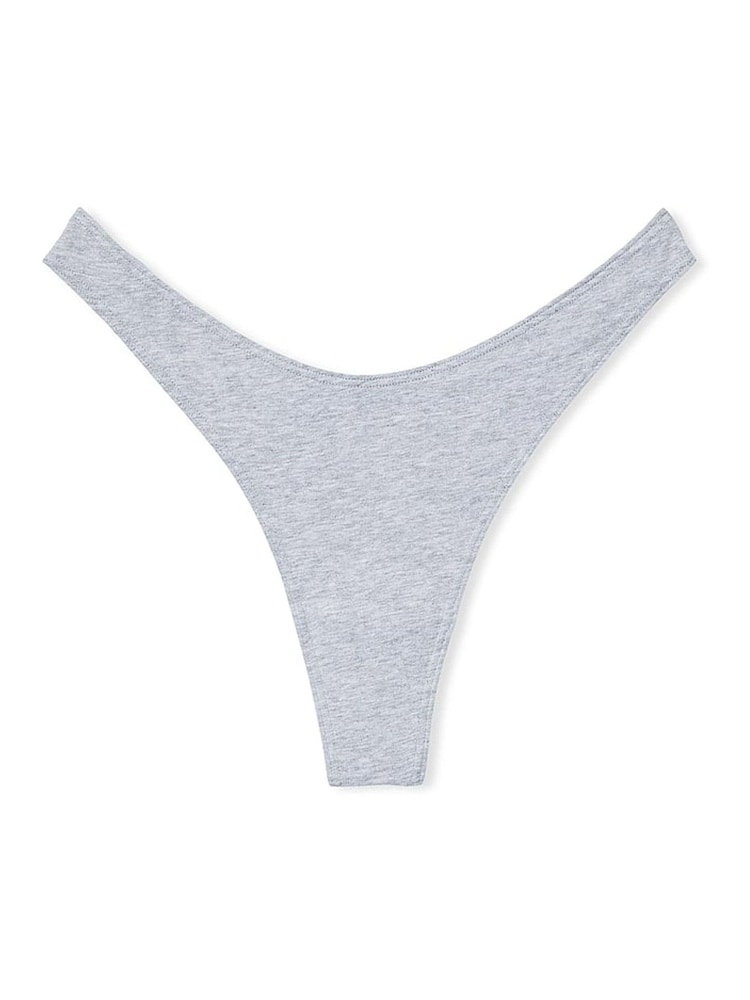Victoria's Secret Medium Heather Grey Thong Knickers - Image 3 of 3