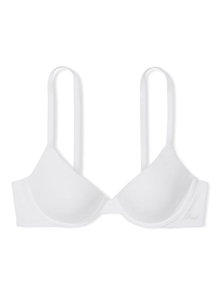 Victoria's Secret PINK White T-Shirt Bra - Image 3 of 3 Victoria's Secret PINK White T-Shirt Bra - Image 3 of 3