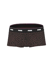 Victoria's Secret PINK Leopard Brown Boyshort Logo Knickers - Image 3 of 3