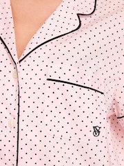 Victoria's Secret Angel Pink Dots Cotton Short Pyjamas Set - Image 3 of 4