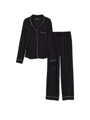 Victoria's Secret Black Modal Long Pyjamas Set - Image 3 of 5
