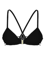 Victoria's Secret Black Non Wired Macrame Bikini Top - Image 3 of 3