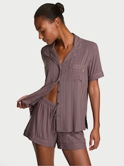 Victoria's Secret Cocoa Blush Brown Modal Short Pyjamas Set - Image 1 of 3