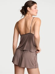 Victoria's Secret Cloudy Grey Modal Lace Flyaway Cami Set - Image 2 of 3