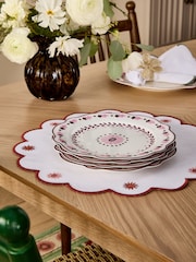 Nina Campbell Set of 4 Pink Primrose Side Plates - Image 1 of 4