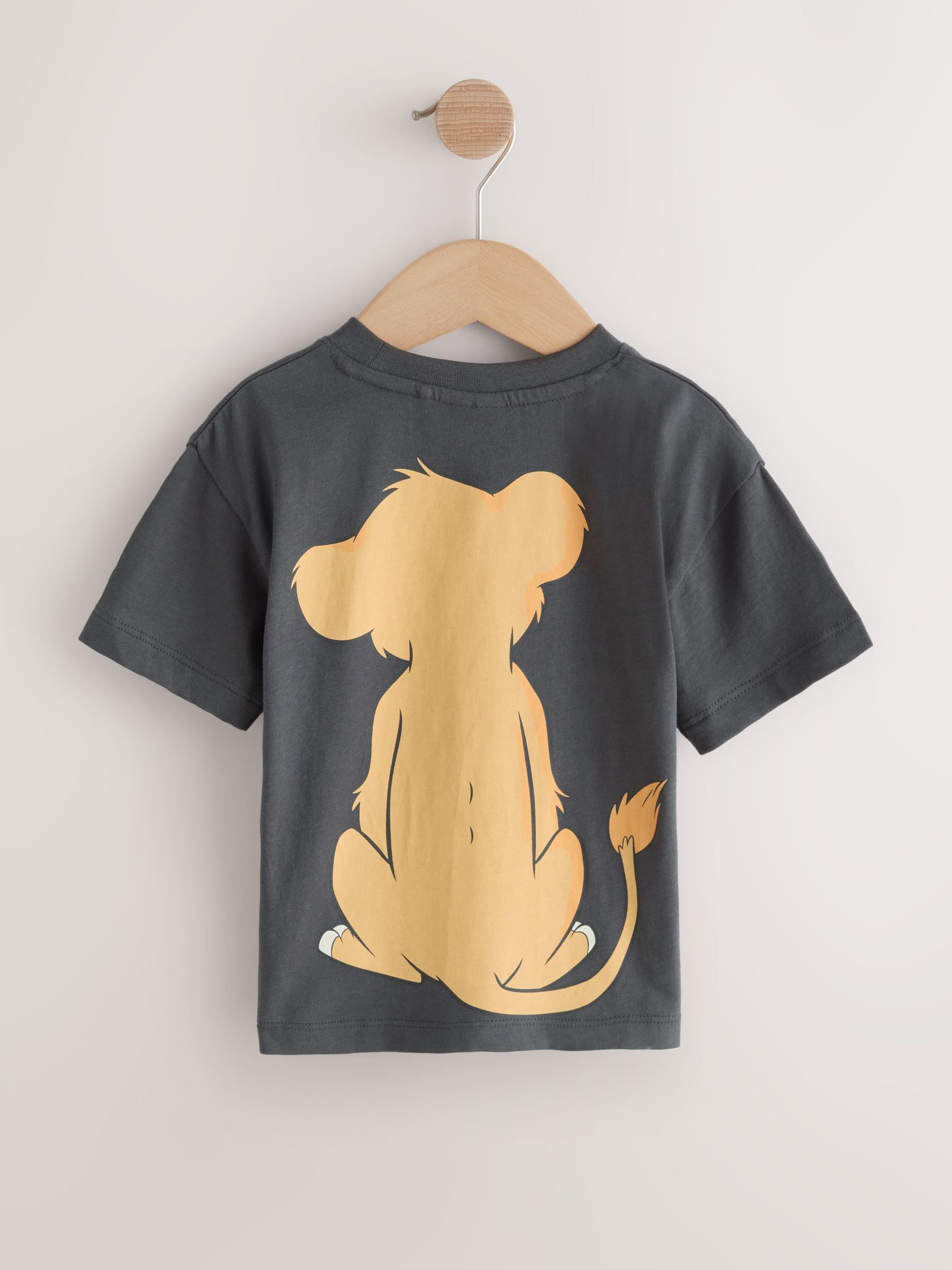 Buy Charcoal Grey Lion King Short Sleeve T-Shirt (6mths-8yrs) from