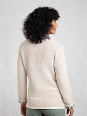 Weird Fish Cream Sontee Full Zip Macaroni Fleece - Image 2 of 6