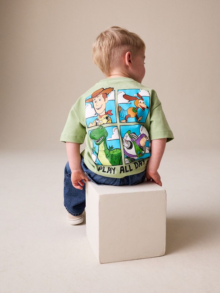 Sage Green Toy Story Short Sleeve T-Shirt (3mths-8yrs) - Image 2 of 4