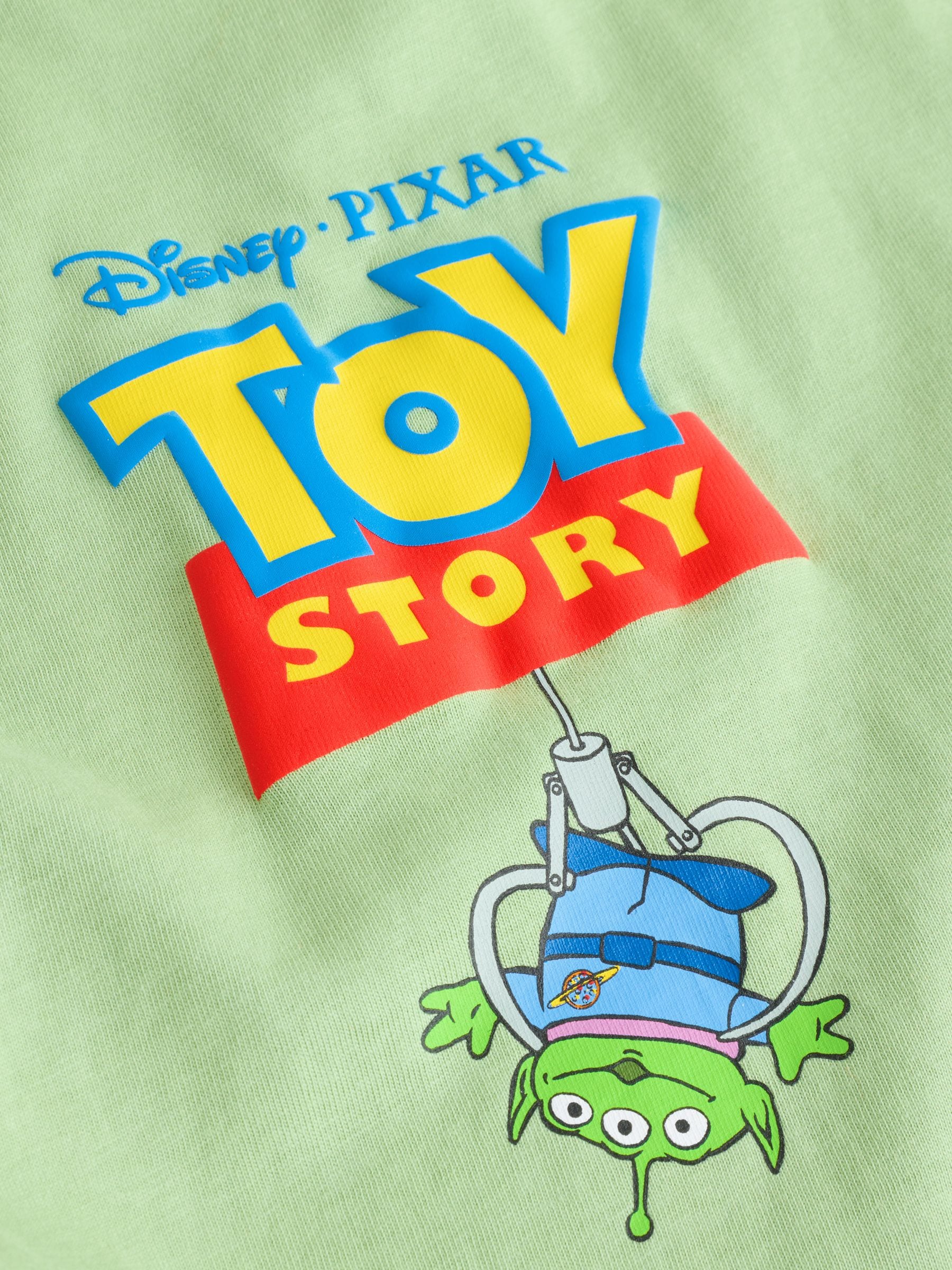 Buy Sage Green Aliens Toy Story Short Sleeve T-Shirt (3mths-8yrs