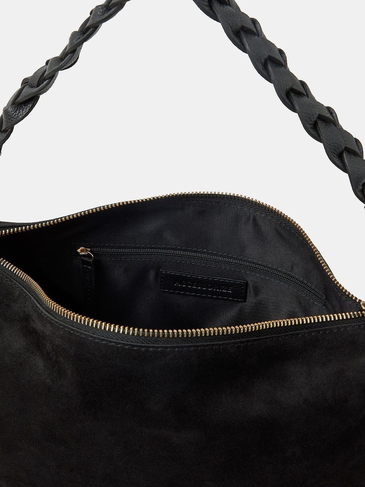 Accessorize Braided Strap Suede Shoulder Bag - Slika 2 iz 2
