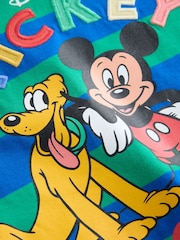 Blue/Green Mickey Mouse Short Sleeve T-Shirt (3mths-8yrs) - Image 10 of 10