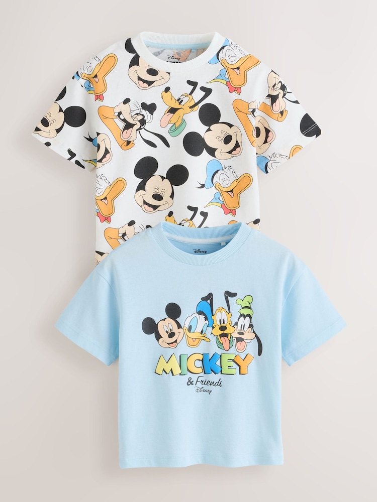 Multi Mickey Mouse Short Sleeve T-Shirt (3mths-8yrs) - Image 1 of 8