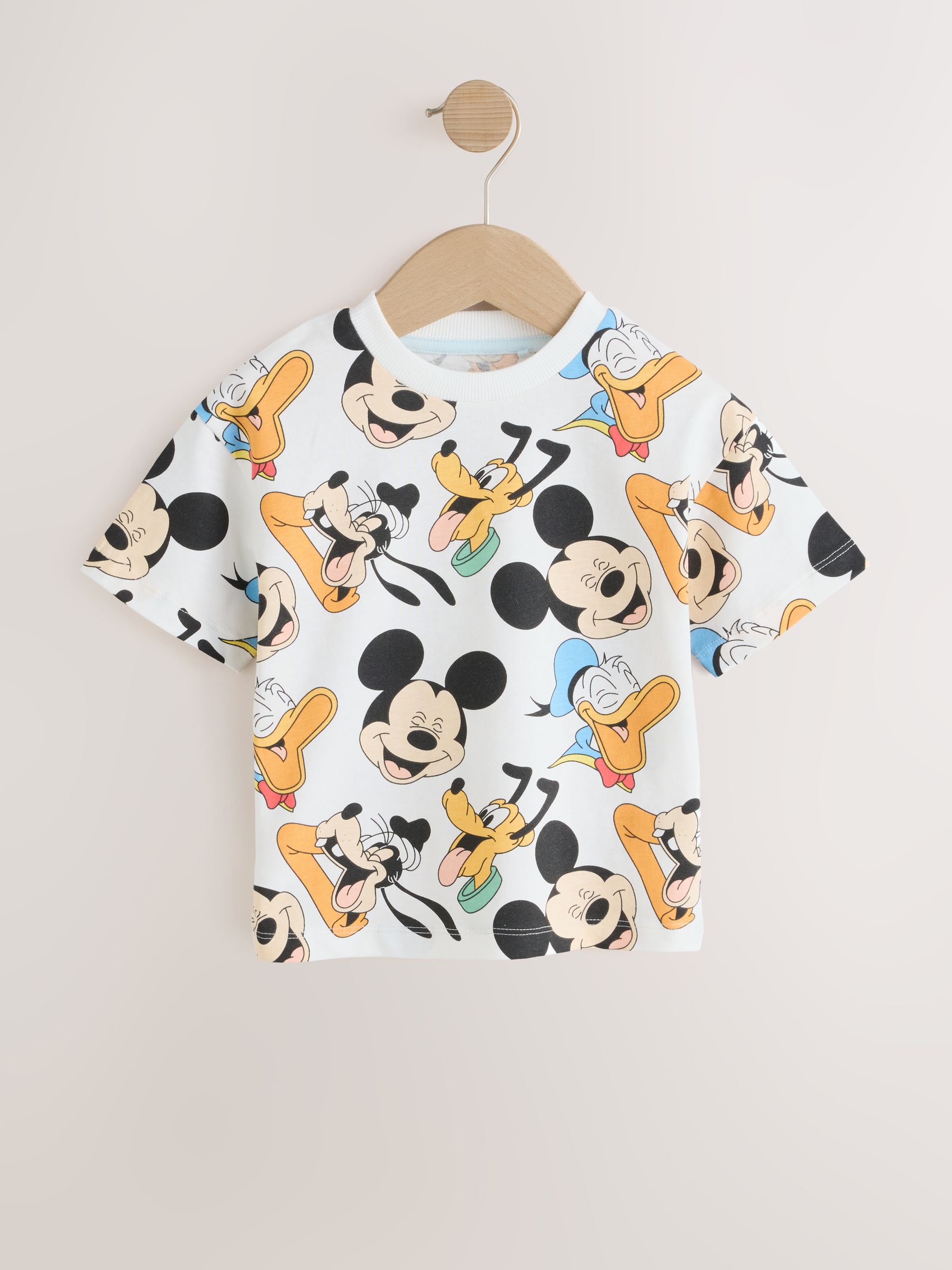 Buy Multi Mickey Mouse Short Sleeve T-Shirt (3mths-8yrs) from Next USA