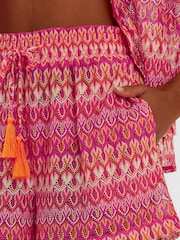 Accessorize Pink Crochet Shorts - Image 2 of 4
