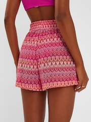 Accessorize Pink Crochet Shorts - Image 3 of 4