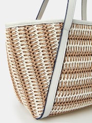 Accessorize Natural Mixed Weave Shoulder Bag - Image 2 of 2