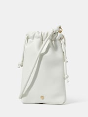 Accessorize White Drawstring Phone Bag - Image 1 of 3
