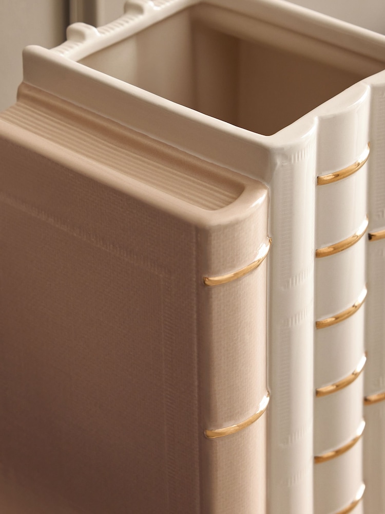 Ceramic Books Vase - Imaginea 2 din 4