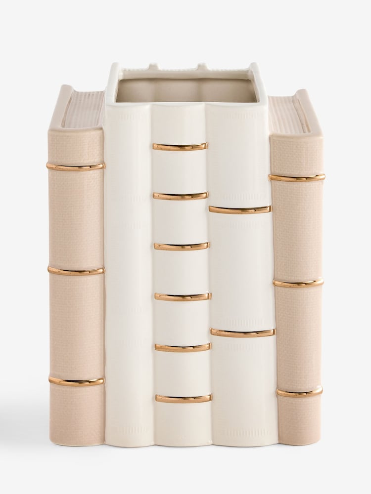Ceramic Books Vase - Imaginea 4 din 4