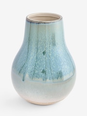 Blue Medium Ceramic Vase - Image 1 of 1