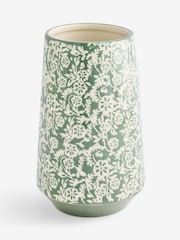 Floral Print Ceramic Vase - Imaginea 1 din 1