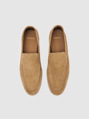 Reiss Stone Kason Suede Slip-On Loafers - Image 2 of 4