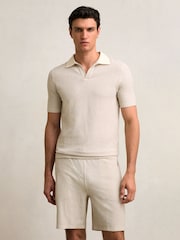 Reiss Ecru/Taupe Brown Harvey Shorts - Image 4 of 7