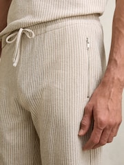 Reiss Ecru/Taupe Brown Harvey Shorts - Image 5 of 7