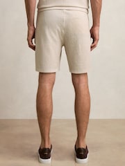 Reiss Ecru/Taupe Brown Harvey Shorts - Image 6 of 7