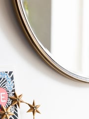 Rockett St George Red Lipstick Rock and Roll Round Mirror - Image 3 of 5