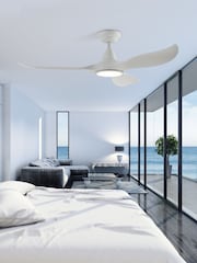 Eglo White Cirali 52 Reversible LED Ceiling Fan - Image 1 of 5