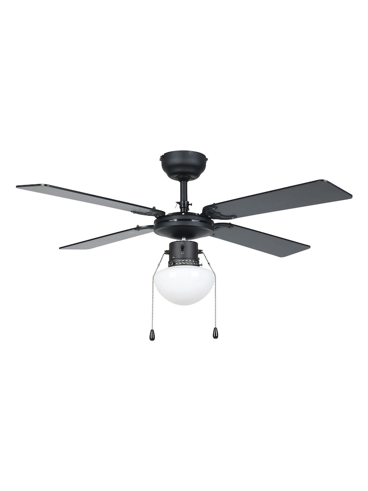 Eglo Black Fortaleza Wooden Ceiling Fan - Image 2 of 5
