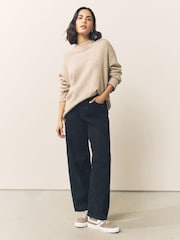 Mocha Brown Forever Comfort® Suede Side Stripe Skater Lace Up Trainers - Image 5 of 11