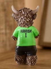 Natural Limited Edition Hamish The Highland Cow Football Ornament - Image 2 of 3