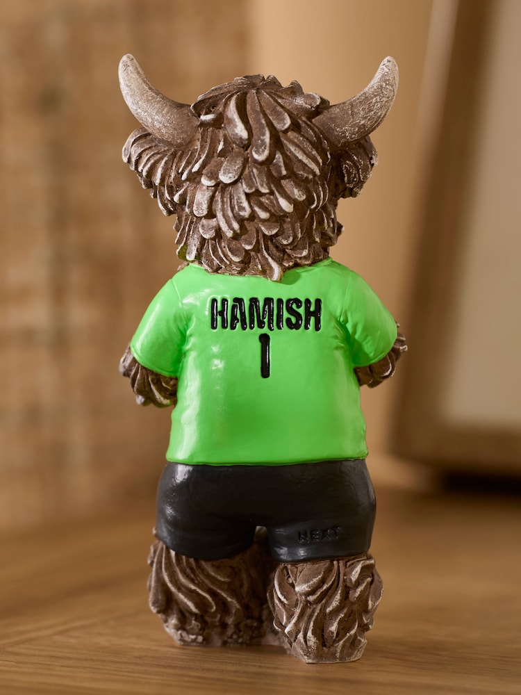 Natural Limited Edition Hamish The Highland Cow Football Ornament - Image 2 of 3 Natural Limited Edition Hamish The Highland Cow Football Ornament - Image 2 of 3