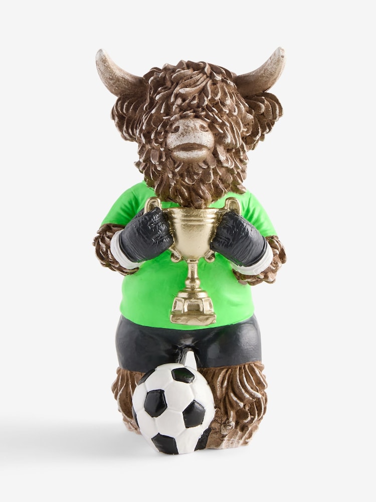 Natural Limited Edition Hamish The Highland Cow Football Ornament - Image 3 of 3 Natural Limited Edition Hamish The Highland Cow Football Ornament - Image 3 of 3