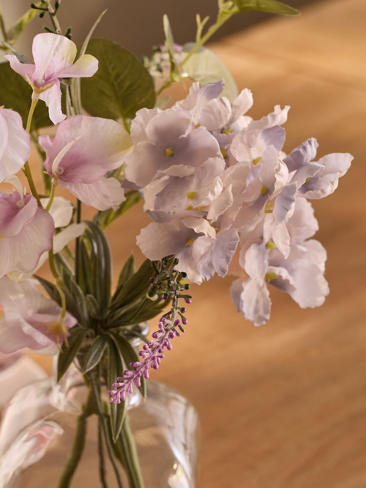 Purple Artificial Floral Arrangement - Image 2 of 3