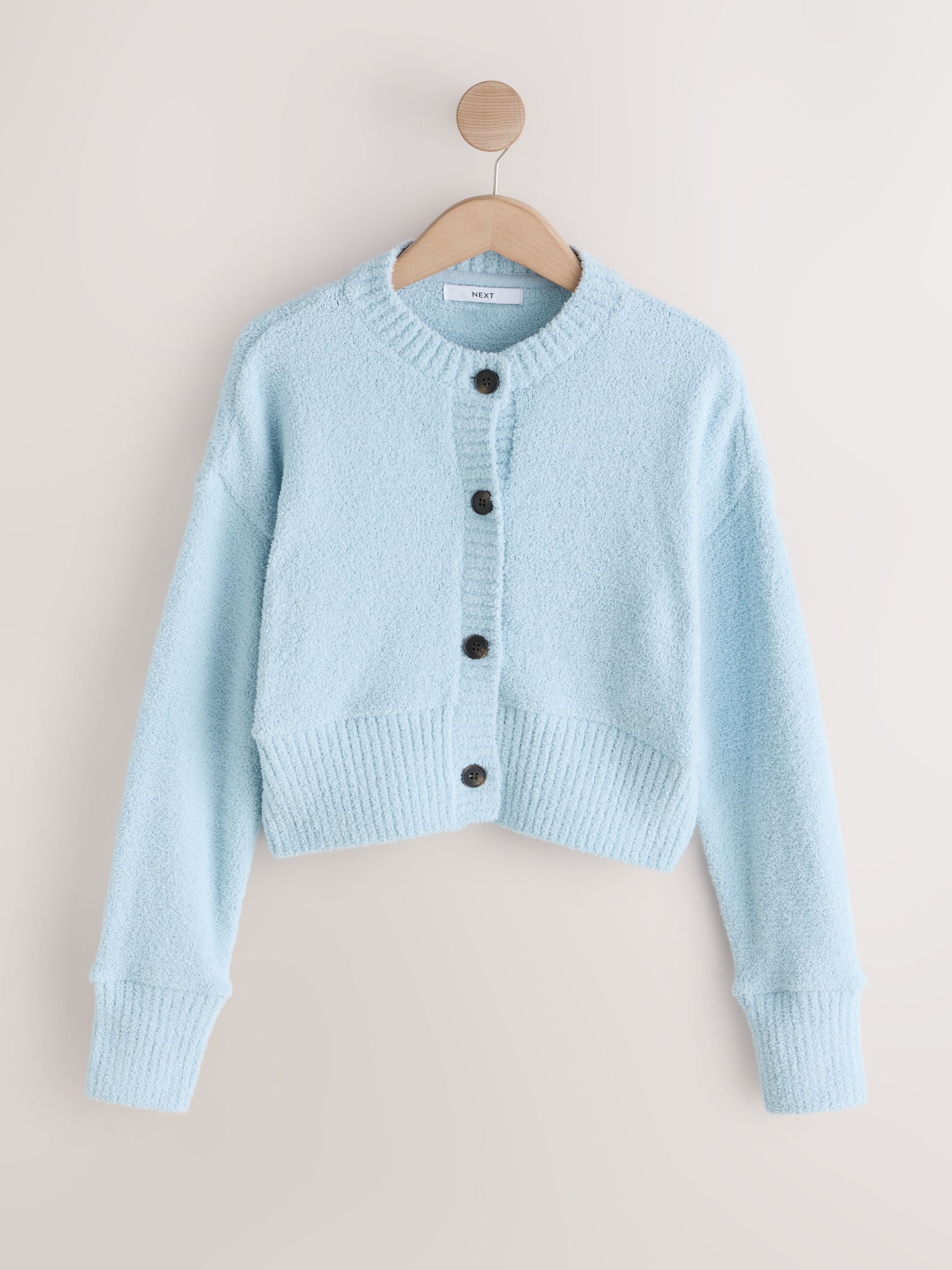 Buy Light Blue Cosy Button Up Cardigan from Next Australia