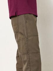 FatFace Green Leyburn Utility Trousers - Image 6 of 7