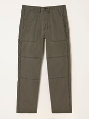 FatFace Green Leyburn Utility Trousers - Image 7 of 7