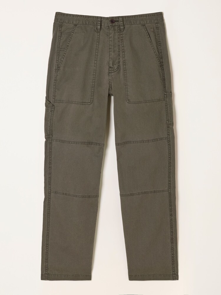 FatFace Green Leyburn Utility Trousers - Image 7 of 7